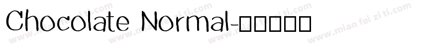 Chocolate Normal字体转换